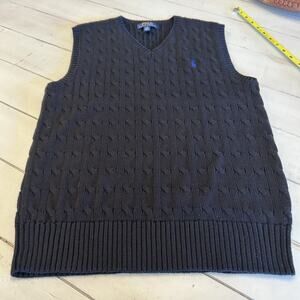 Boys Navy Polo Vest
